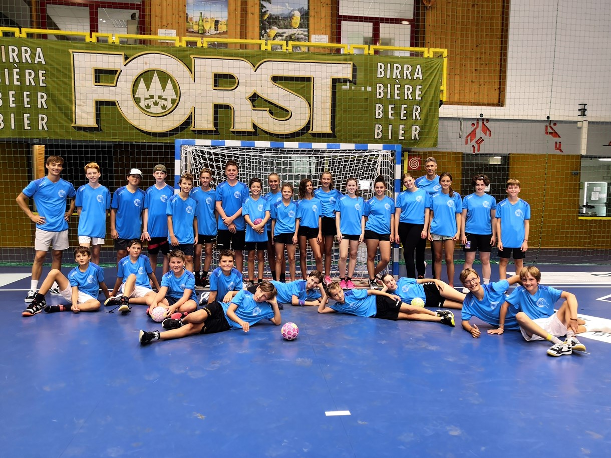 23.08.21 - Handballerinnen und Handballer am ersten Camptag